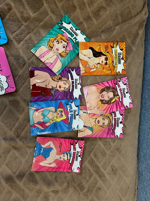 Фотография покупателя товара Маска тканевая увлажняющая для лица с экстрактом розы - Фото 6