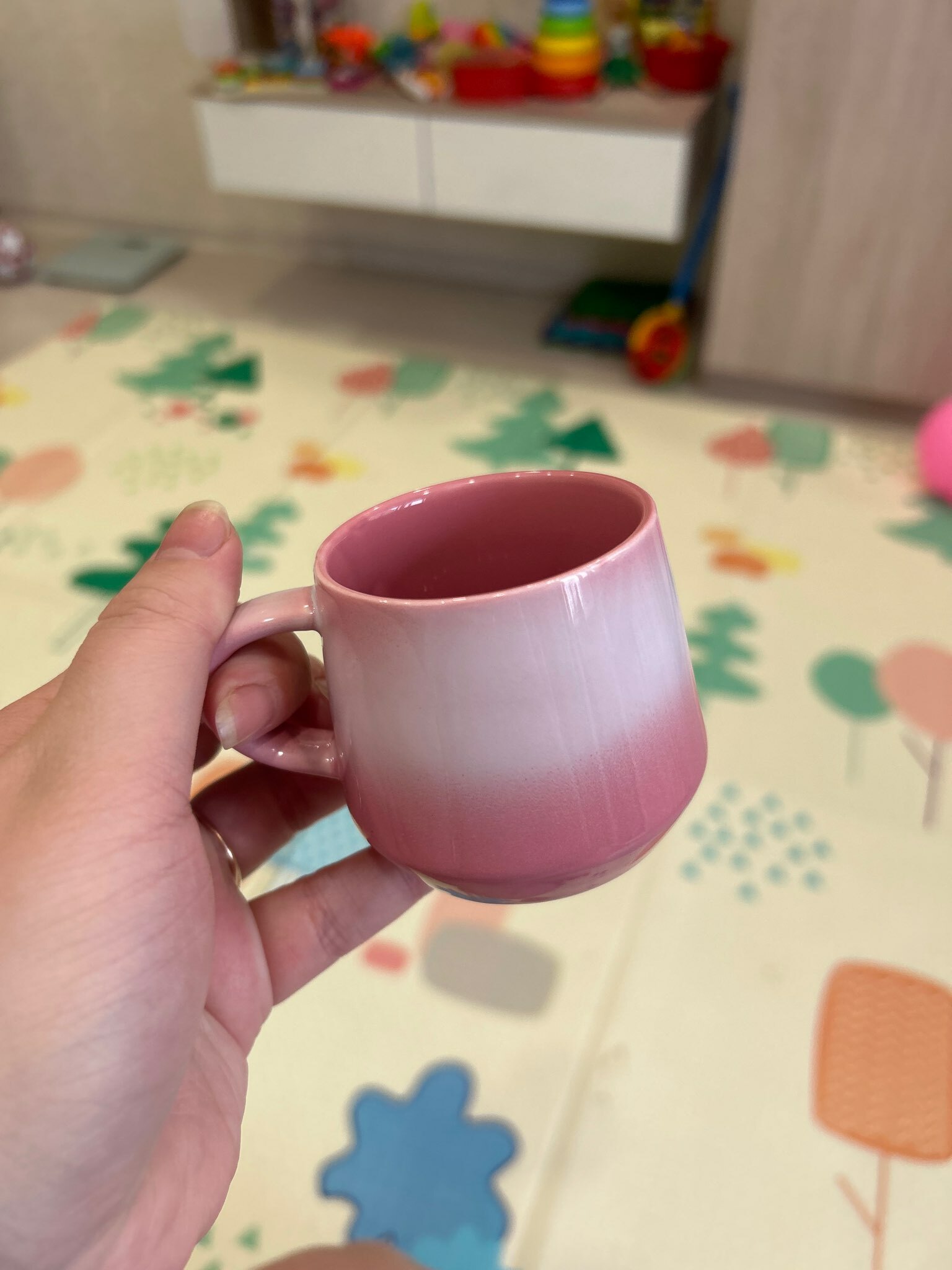 Фотография покупателя товара Чайная пара керамическая «Моменты», кружка 130 мл, блюдце 11х14.5 см, цвет розовый