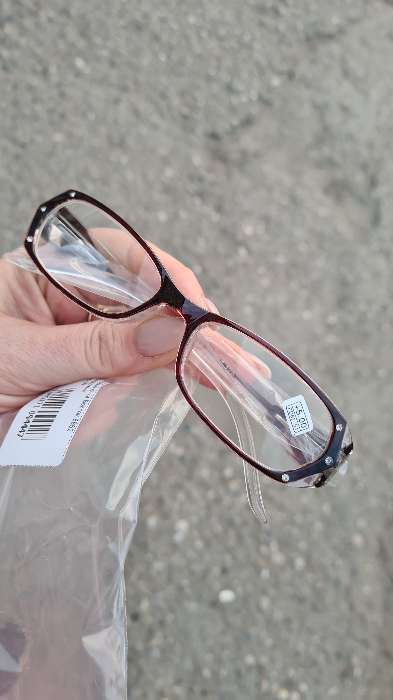Фотография покупателя товара Готовые очки Восток 8852, цвет бордовый, отгибающаяся дужка, -3 - Фото 3