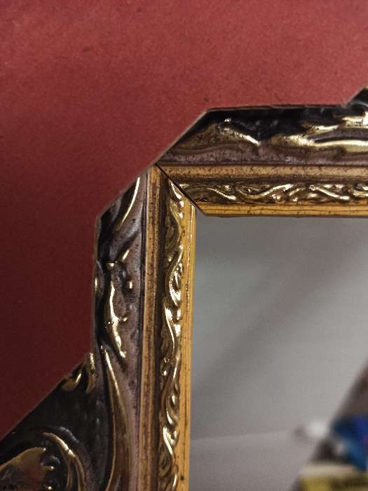 Фотография покупателя товара Рама для картин (зеркал) 25 х 35 х 4 см, дерево "Версаль", золотая - Фото 3