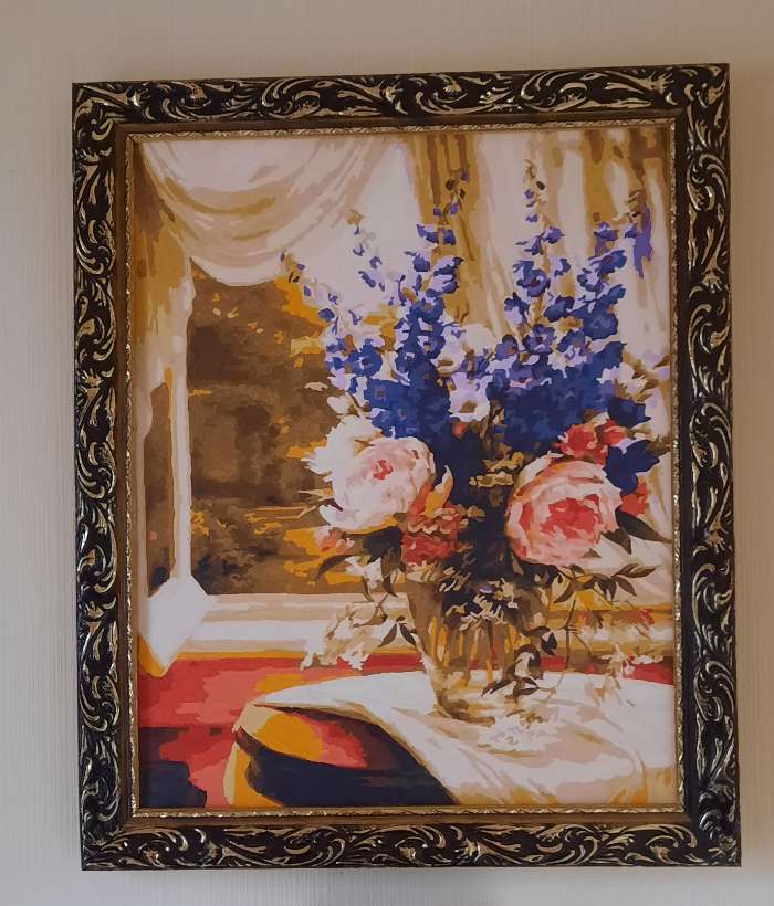 Фотография покупателя товара Рама для картин (зеркал) 40 х 50 х 4 см, дерево "Версаль", золотая - Фото 16