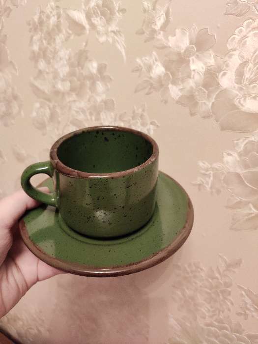 Фотография покупателя товара Чайная пара Punto verde, чашка 200 мл, блюдце d=15,5 см - Фото 7