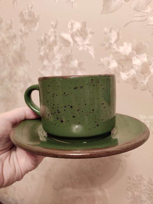 Фотография покупателя товара Чайная пара Punto verde, чашка 200 мл, блюдце d=15,5 см - Фото 9
