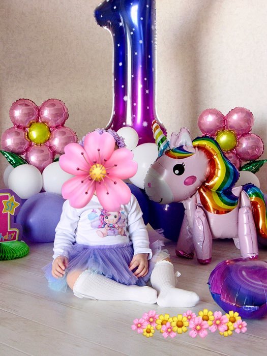Фотография покупателя товара Шар фольгированный 24" «Единорог-игрушка», цвет белый, под воздух - Фото 20