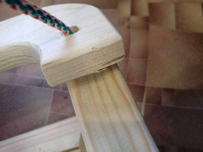 Фотография покупателя товара Кресло подвесное деревянное, сиденье 30×40см - Фото 5