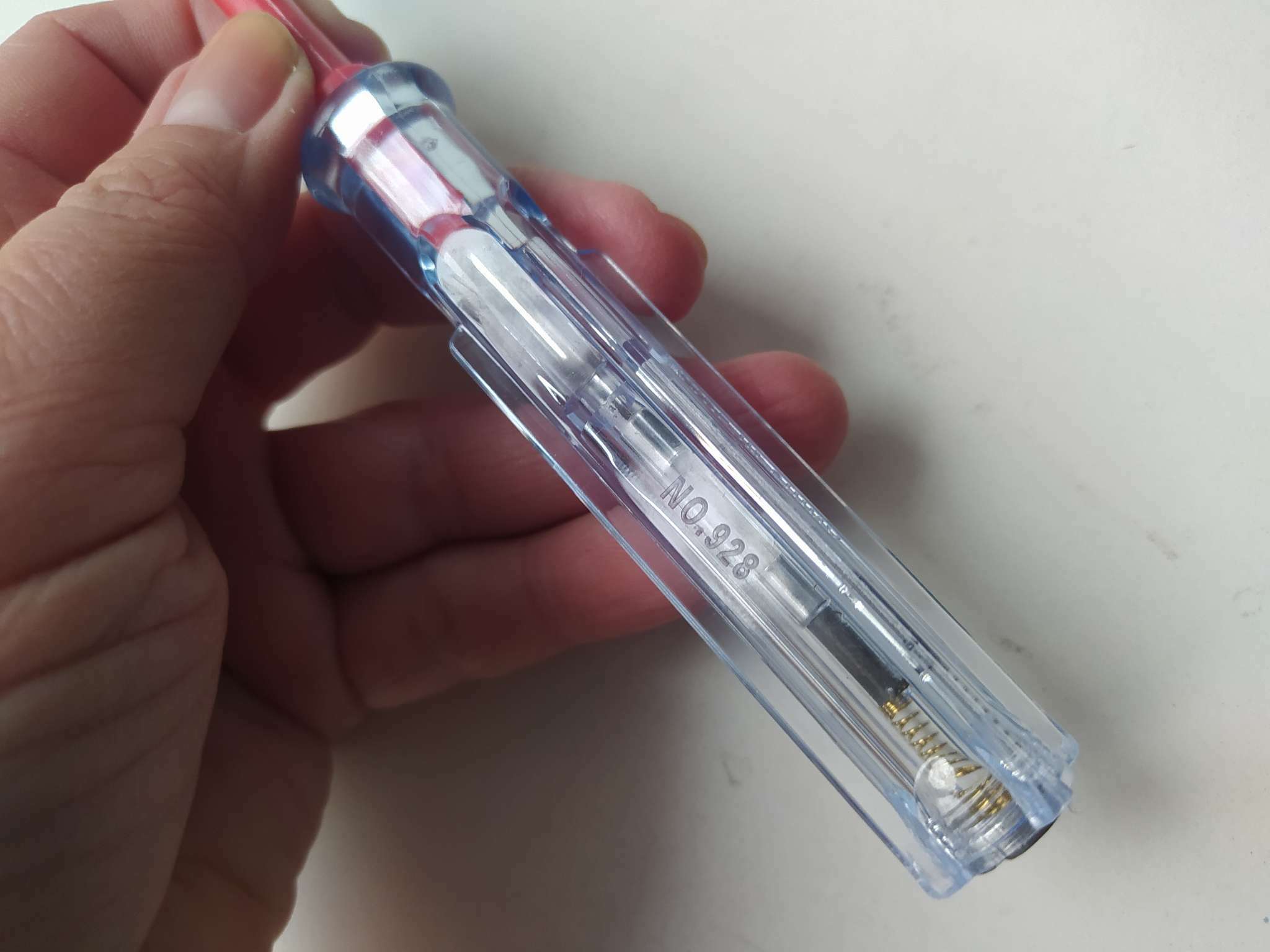 Фотография покупателя товара Отвертка индикаторная 2 в 1 ТУНДРА, PH/SL, пластиковая рукоятка, 185 мм - Фото 1