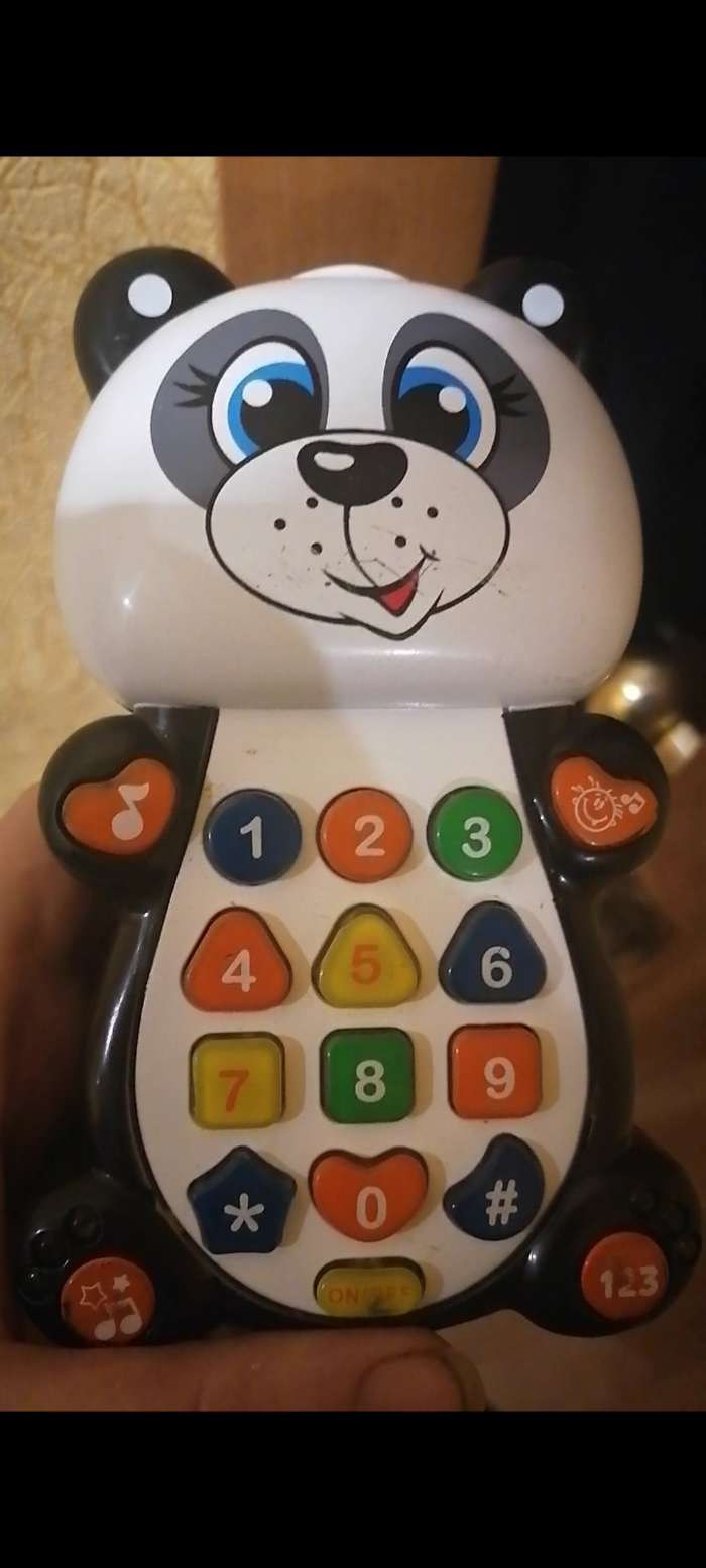 Фотография покупателя товара Игрушка музыкальная обучающая «Панда», с проектором, работает от батареек