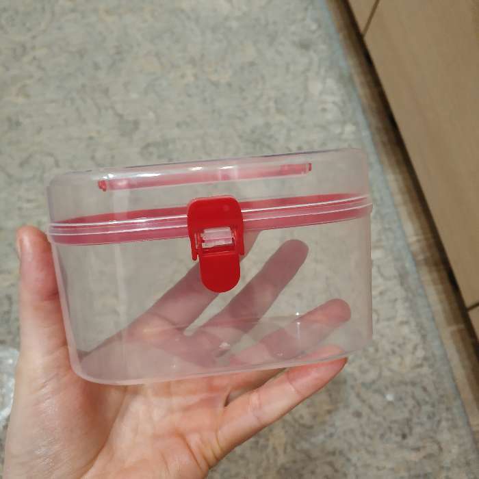 Фотография покупателя товара Органайзер для хранения пластиковый со вставкой, 12×7,5×7,5 см, цвет розовый - Фото 10