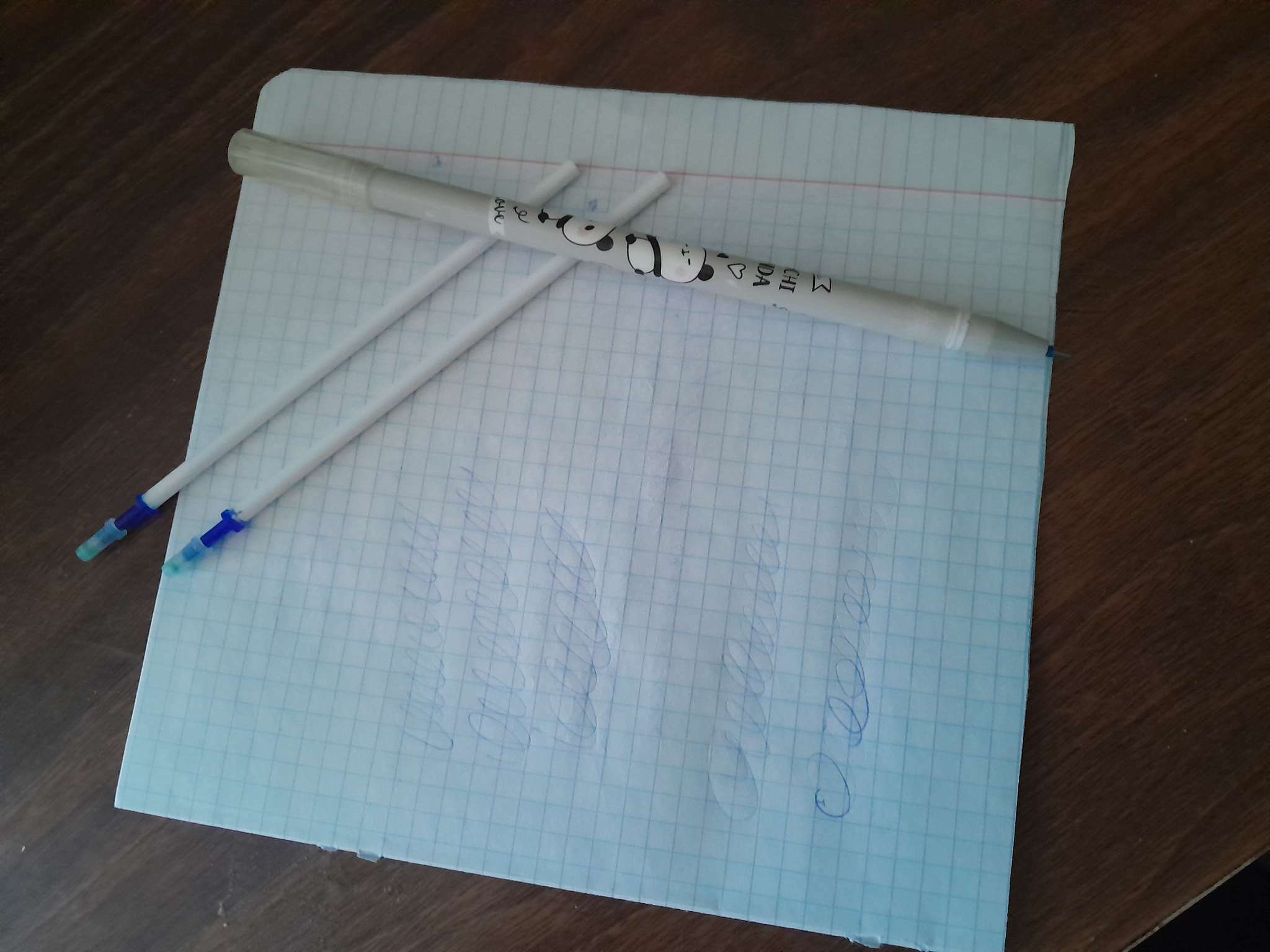 Фотография покупателя товара Набор ручка пиши-стирай и стержни «Пора загадывать желания», синяя паста, 0.5 мм - Фото 1