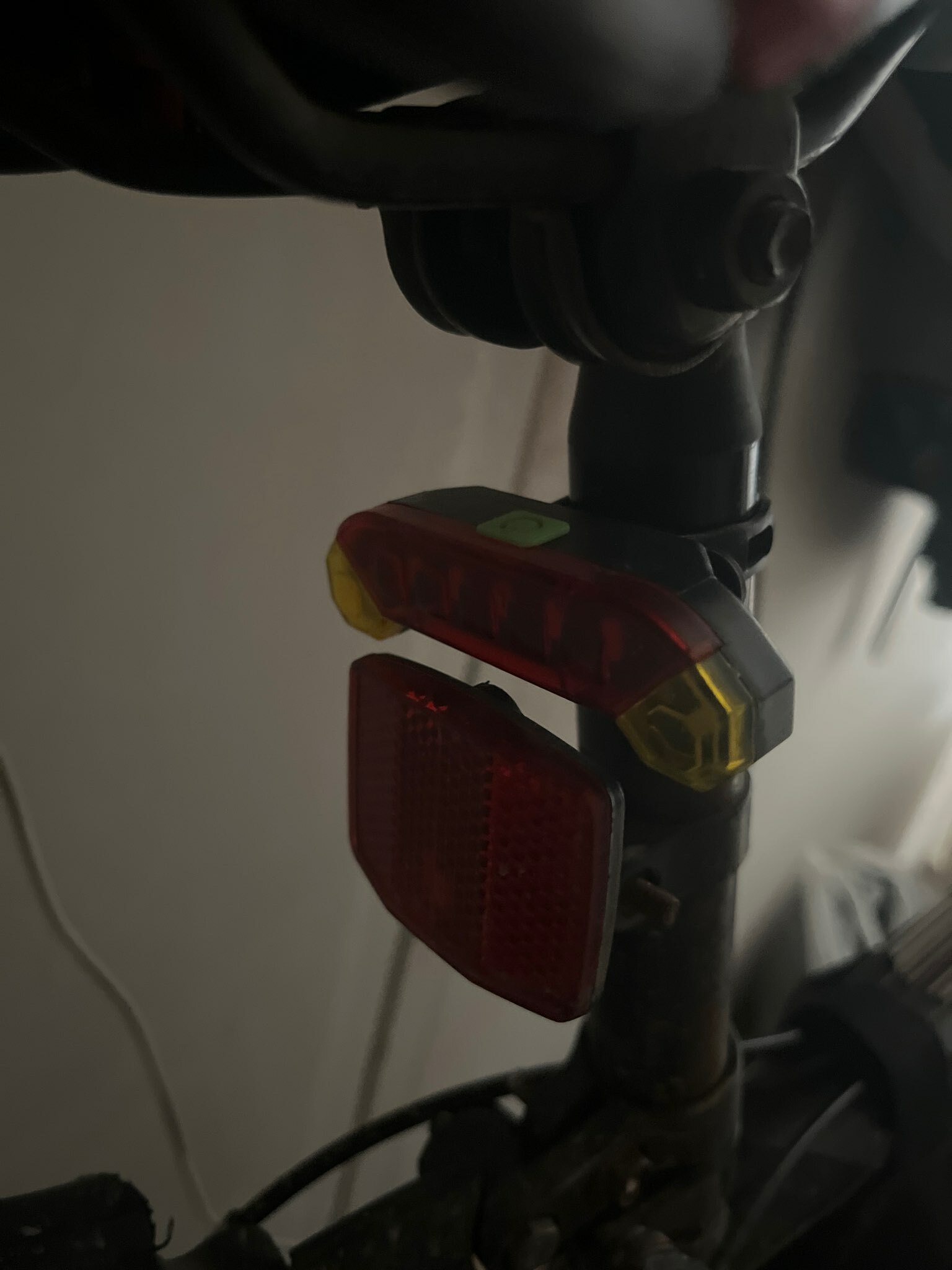Фотография покупателя товара Фонарь велосипедный передний и задний аккумуляторный, водонепроницаемый, 7 режимов - Фото 1
