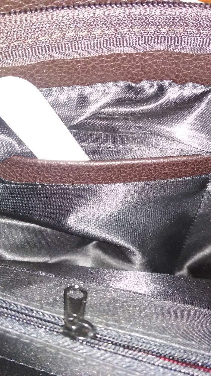 Фотография покупателя товара Сумка женская, 2 отдела на молнии, наружный карман, длинный ремень, цвет серый - Фото 2