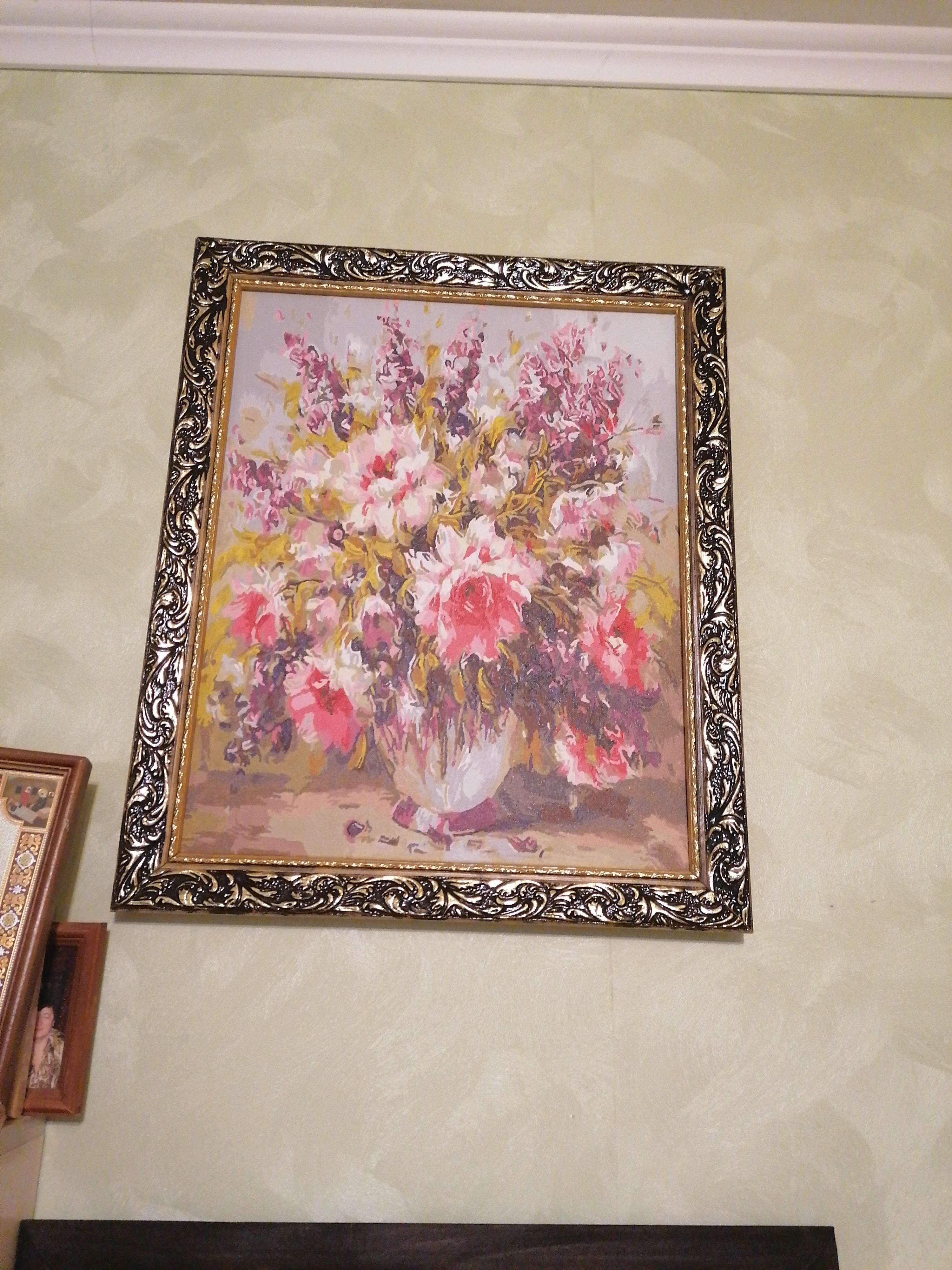 Фотография покупателя товара Рама для картин (зеркал) 40 х 50 х 4 см, дерево "Версаль", золотая - Фото 23