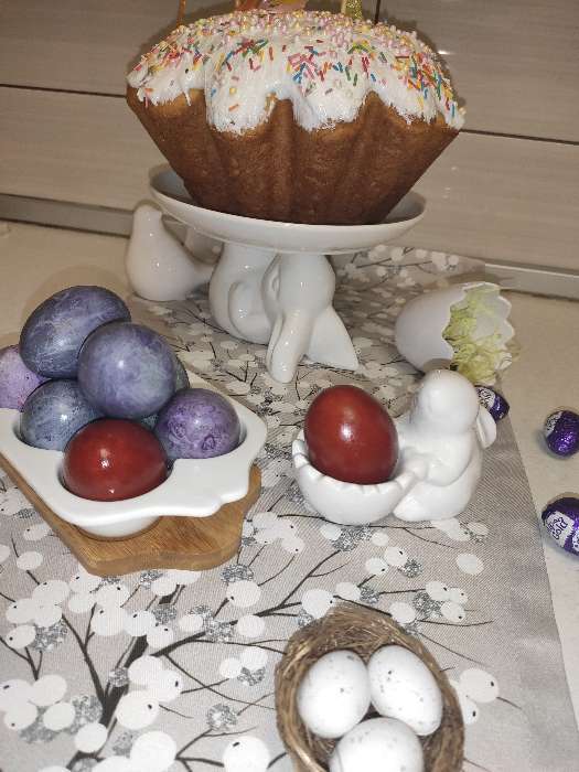 Фотография покупателя товара Подставка фарфоровая для яиц 6 ячеек Bella Tenero, 19,2×11×3,6 см, цвет белый - Фото 9