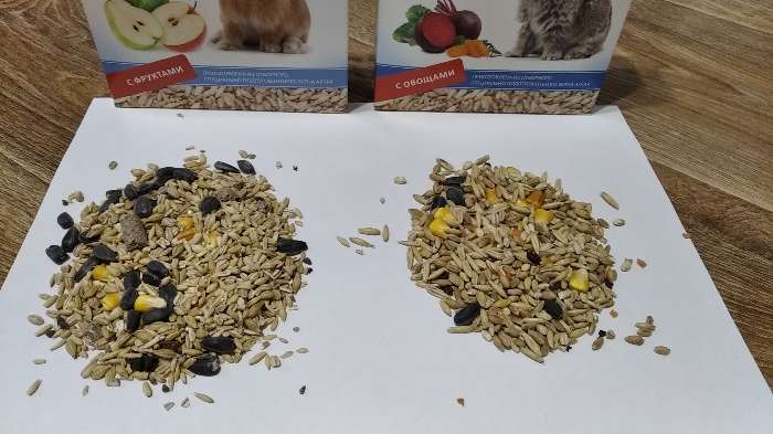 Фотография покупателя товара Кормовая смесь «Ешка» для декоративных кроликов, с овощами, 450 г - Фото 3