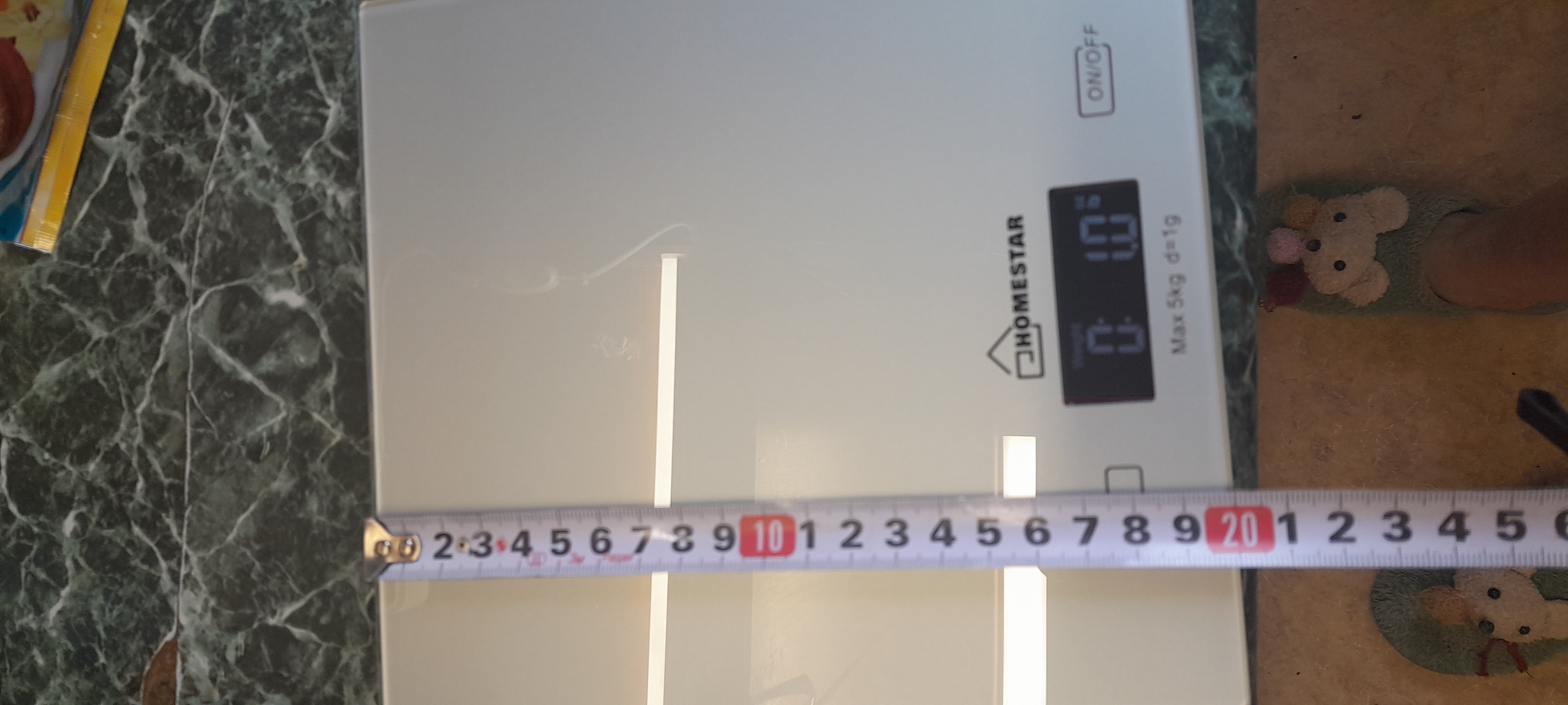 Фотография покупателя товара Весы кухонные HOMESTAR HS-3006, электронные, до 5 кг, серебристые - Фото 2