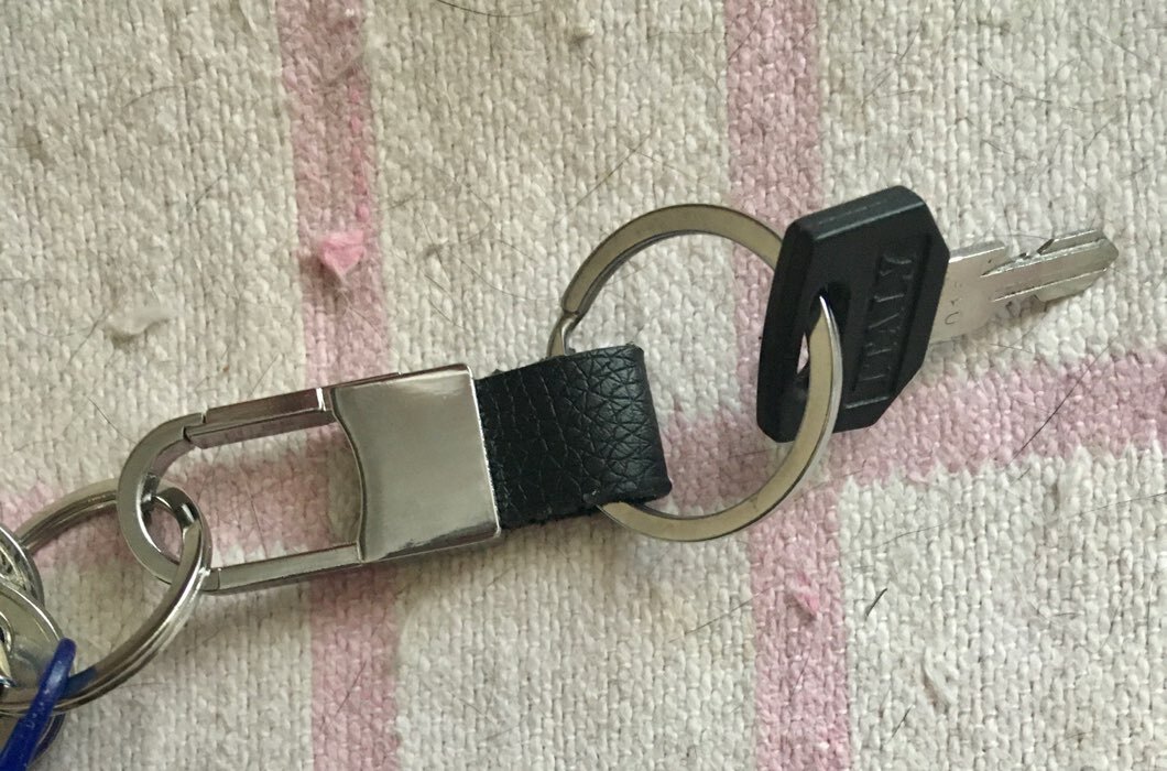 Фотография покупателя товара Брелок для ключей Cartage, зажим с петлёй, хром