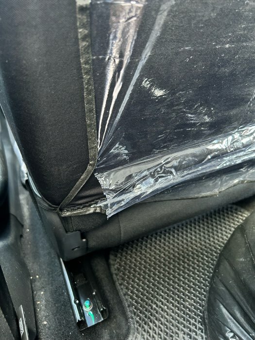 Фотография покупателя товара Защитная накидка на спинку сиденья автомобиля, 2 кармана, 605х400 мм, ПВХ - Фото 3