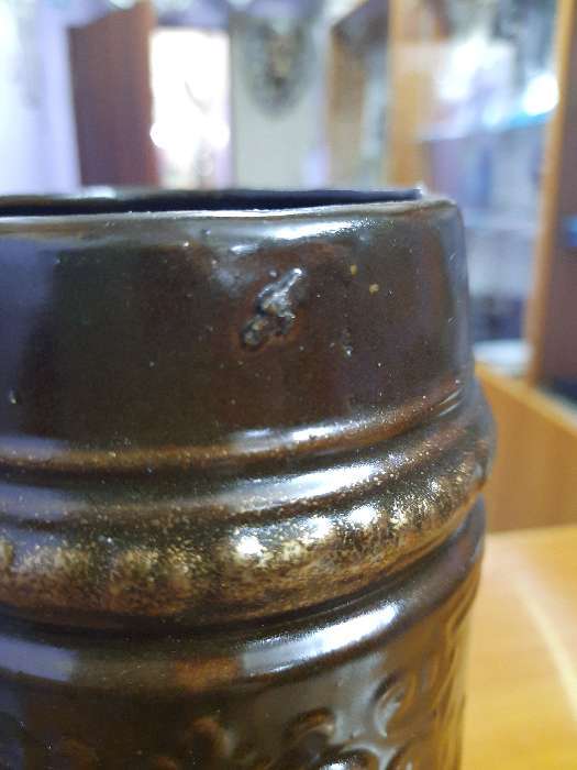 Фотография покупателя товара Пивная кружка "Рак", глазурь, керамика, 1 л, 1 сорт