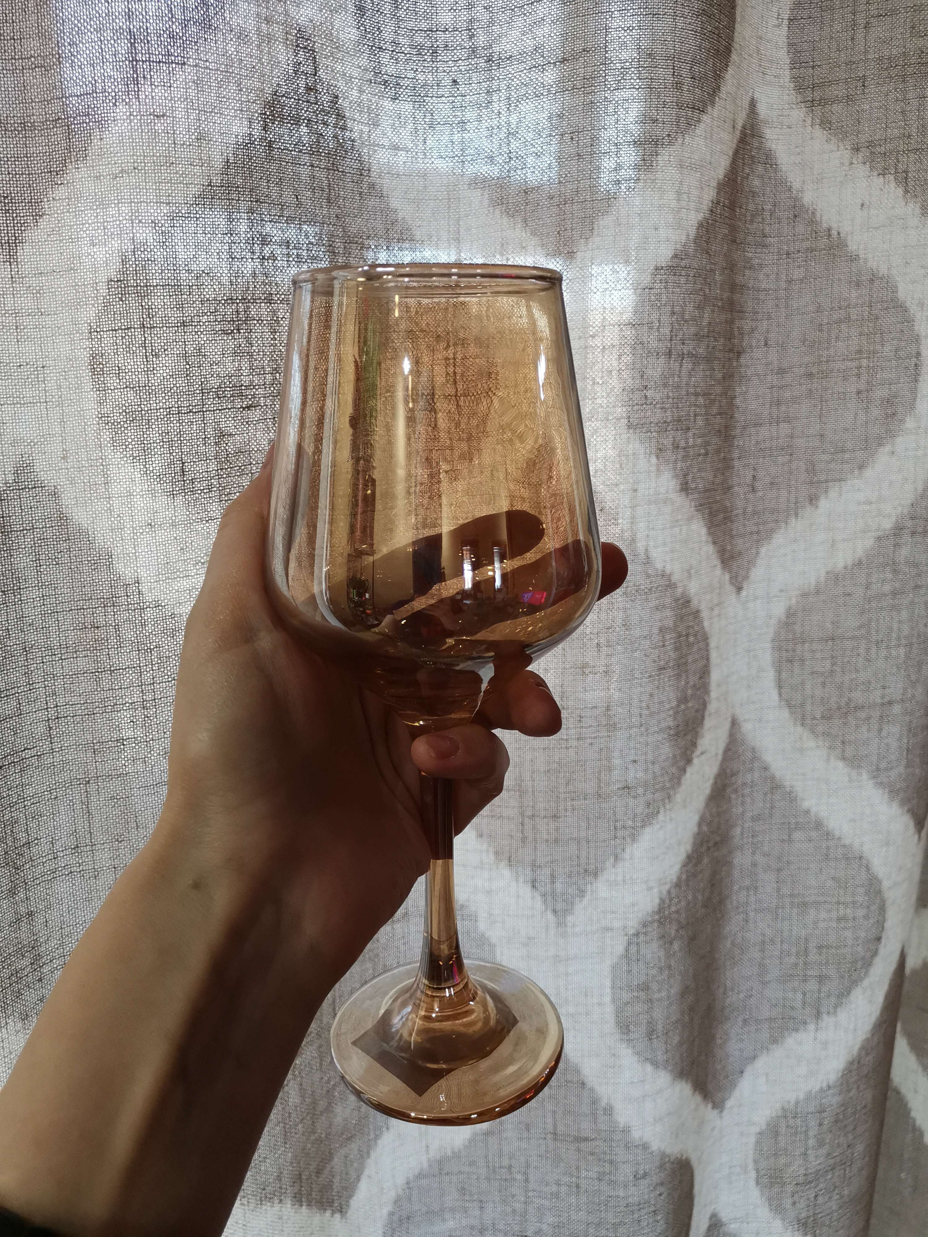 Фотография покупателя товара Бокал из стекла для вина «Кьянти», 400 мл, 8,5×22 см, цвет серый - Фото 5