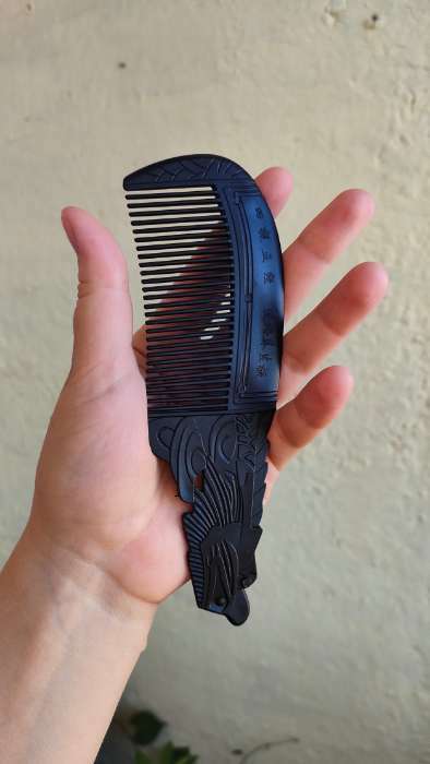 Фотография покупателя товара Турмалиновая расческа - Фото 1