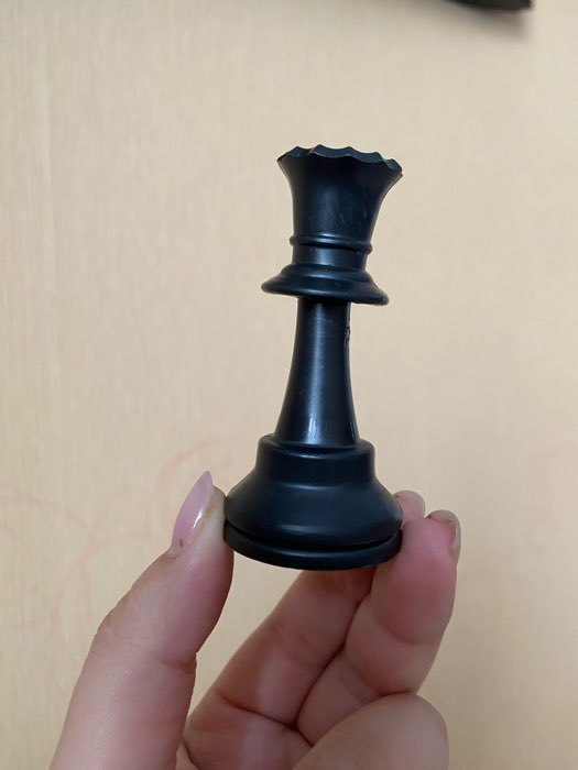 Фотография покупателя товара Шахматные фигуры, пластик, король h-9.5 см, пешка h-4.5 см - Фото 1