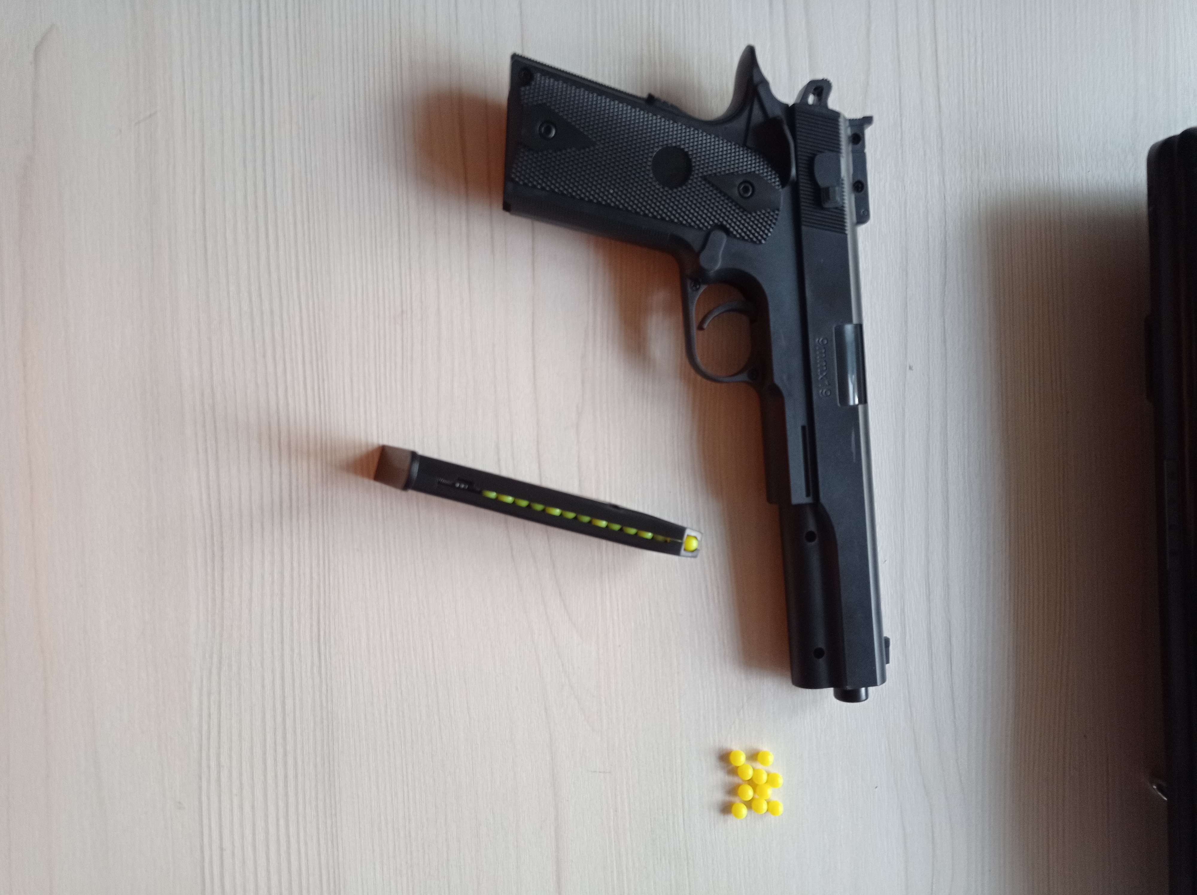 Фотография покупателя товара Пистолет пневматический детский «Сокол» - Фото 1