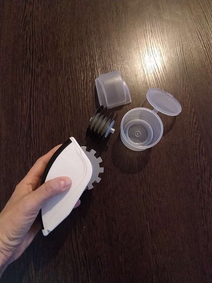 Фотография покупателя товара Тендерайзер-измельчитель-пресс 3 в 1, нержавеющая сталь, цвет белый - Фото 3