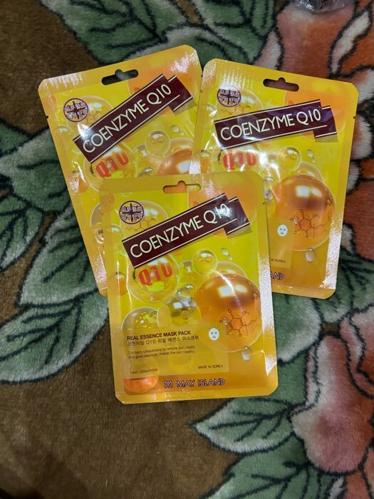 Фотография покупателя товара УЦЕНКА Маска тканевая May Island с коэнзим Q10, 25 мл