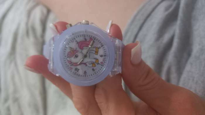 Фотография покупателя товара Часы наручные детские "Обезьянка", d-3.8 см, ремешок силикон 23 см - Фото 3