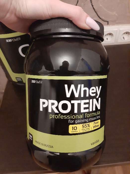 Фотография покупателя товара Сывороточный протеин, шоколад, спортивное питание, 1600 г - Фото 2