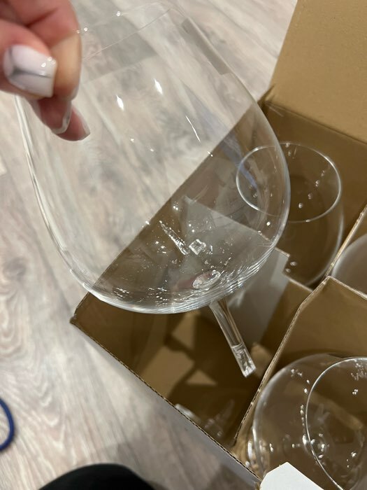 Фотография покупателя товара Набор бокалов для вина Colibri, 650 мл, 6 шт - Фото 3