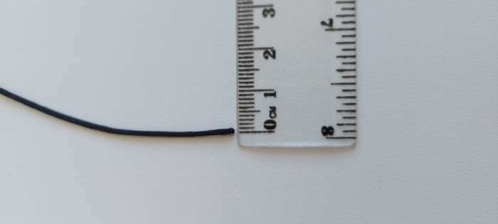 Фотография покупателя товара Шнур нейлоновый на бобине d=1 мм L=100 м, цвет чёрный