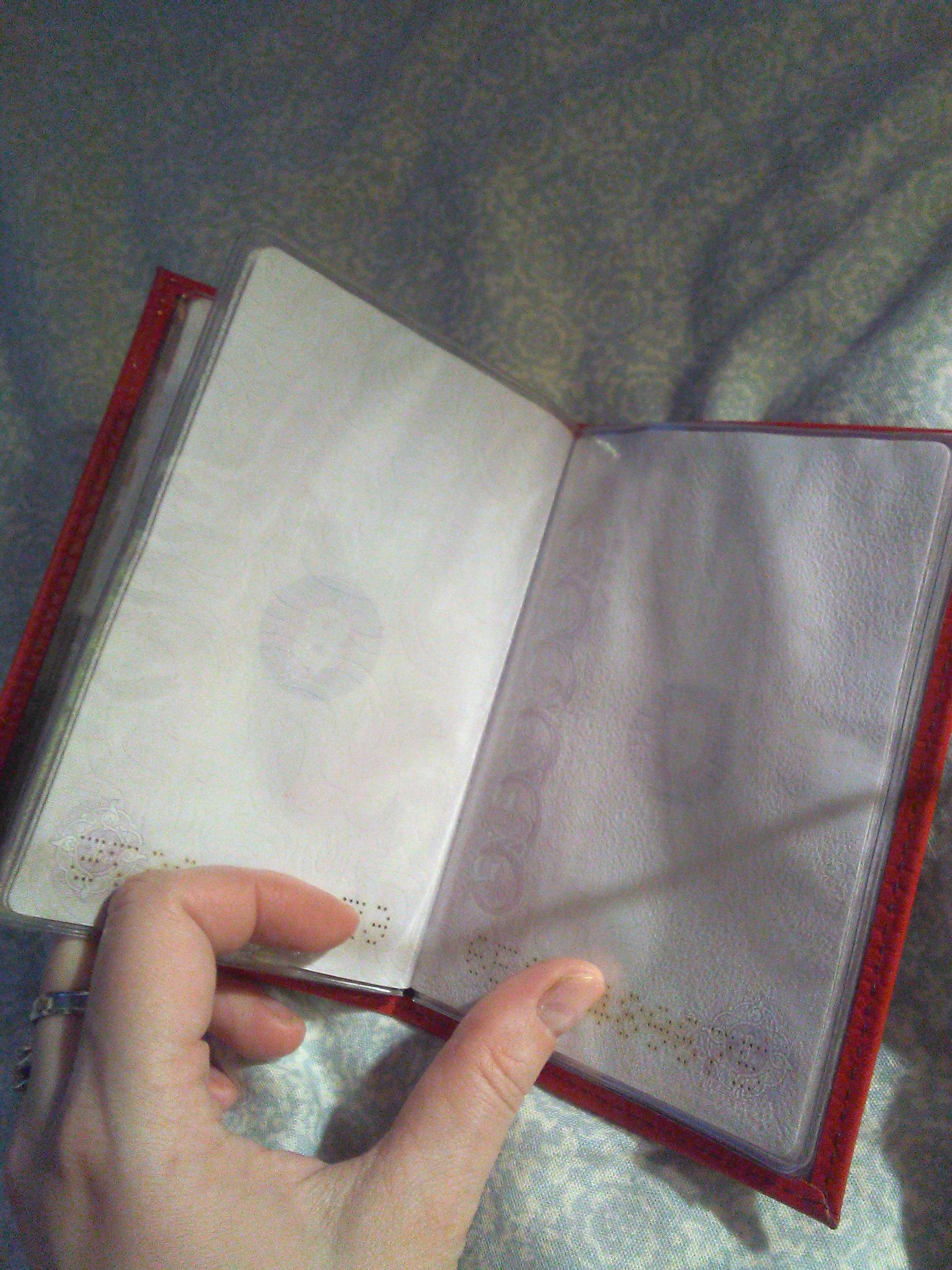 Фотография покупателя товара Чехол для листов паспорта, прозрачный, 10 шт. - Фото 1