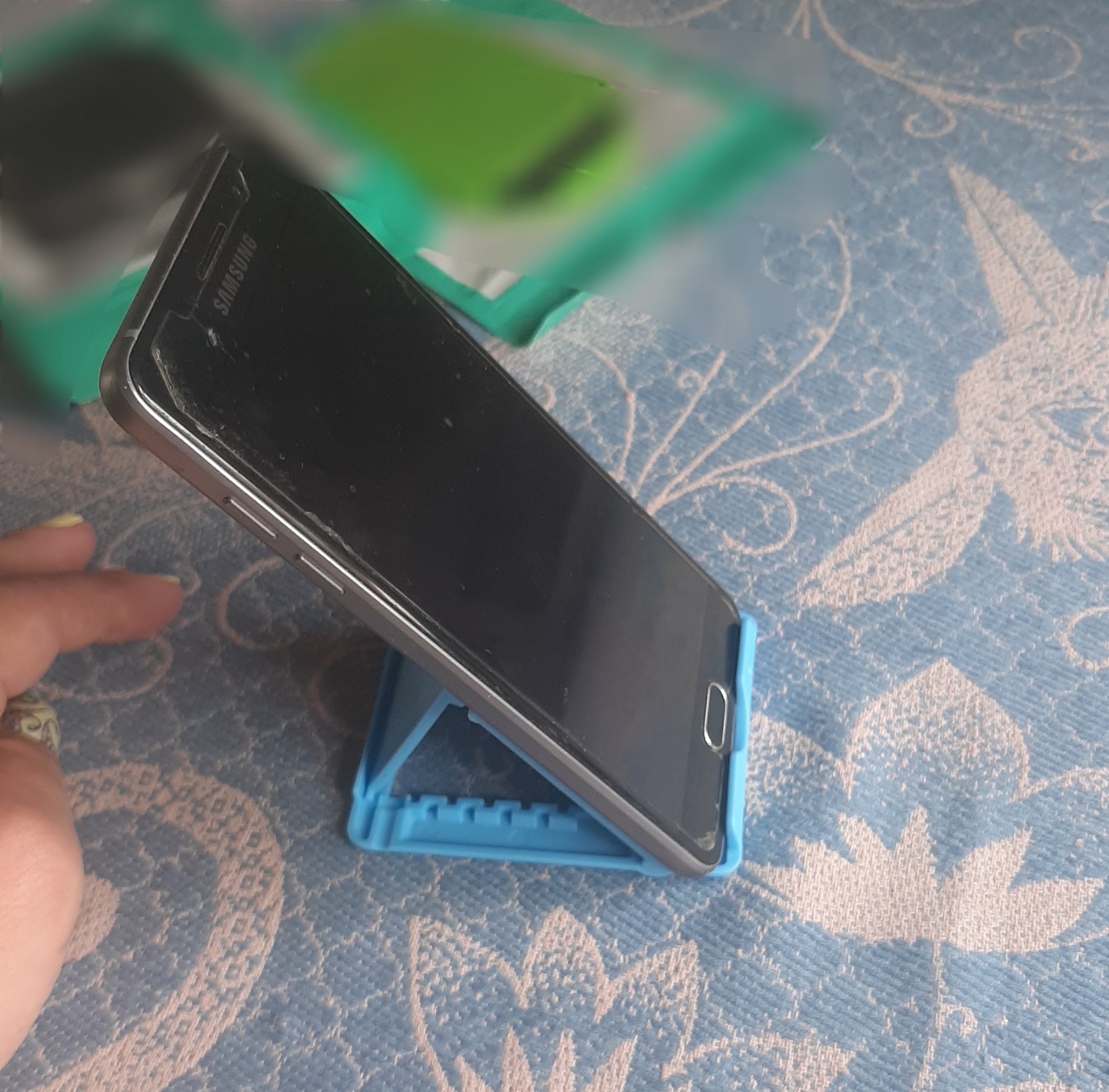 Фотография покупателя товара Подставка для телефона Luazon, складная, регулируемая высота, синяя - Фото 27