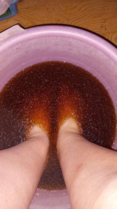 Фотография покупателя товара Ванночка для ног TaiYan выводящая токсины, 2 пакетика по 30 г