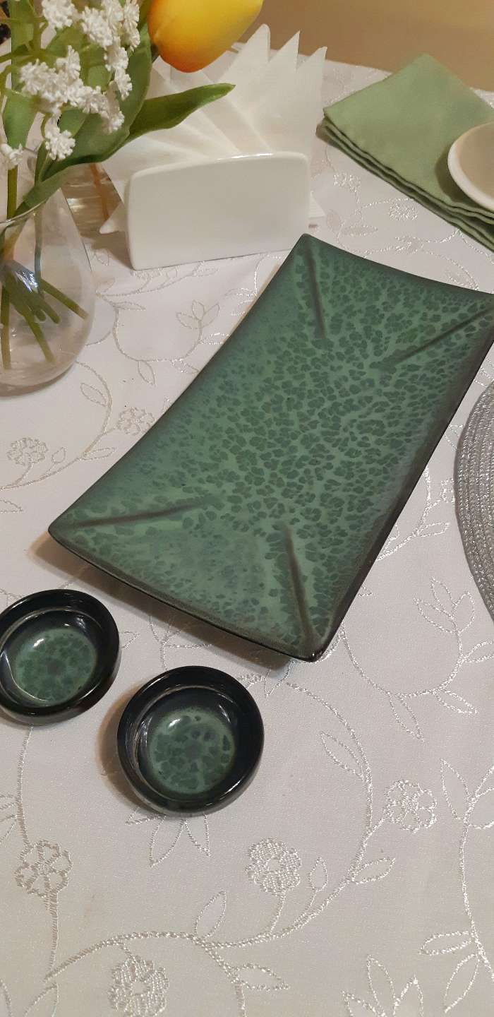 Фотография покупателя товара Соусник фарфоровый Verde notte, 30 мл, d=6 см