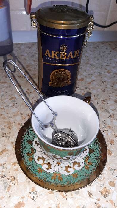 Фотография покупателя товара Сито для чая Доляна «Ёлочка», 16,5 см - Фото 5