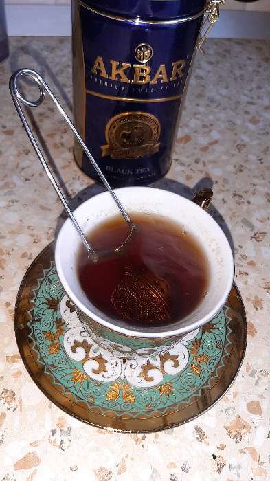 Фотография покупателя товара Сито для чая Доляна «Ёлочка», 16,5 см - Фото 4