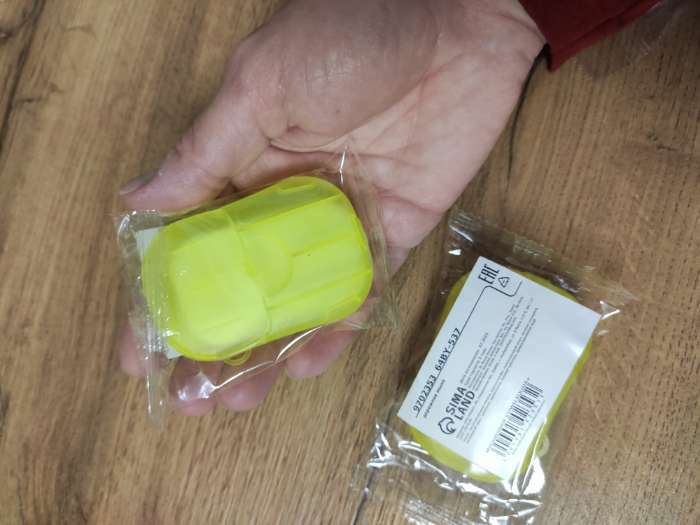 Фотография покупателя товара Листовое дорожное мыло, желтый, 20 шт. - Фото 5