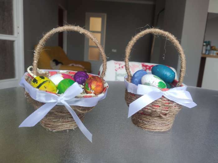 Фотография покупателя товара Фигурка для поделок и декорирования «Яйцо» (набор 12 шт), размер 1 шт: 2,5×4 см - Фото 1