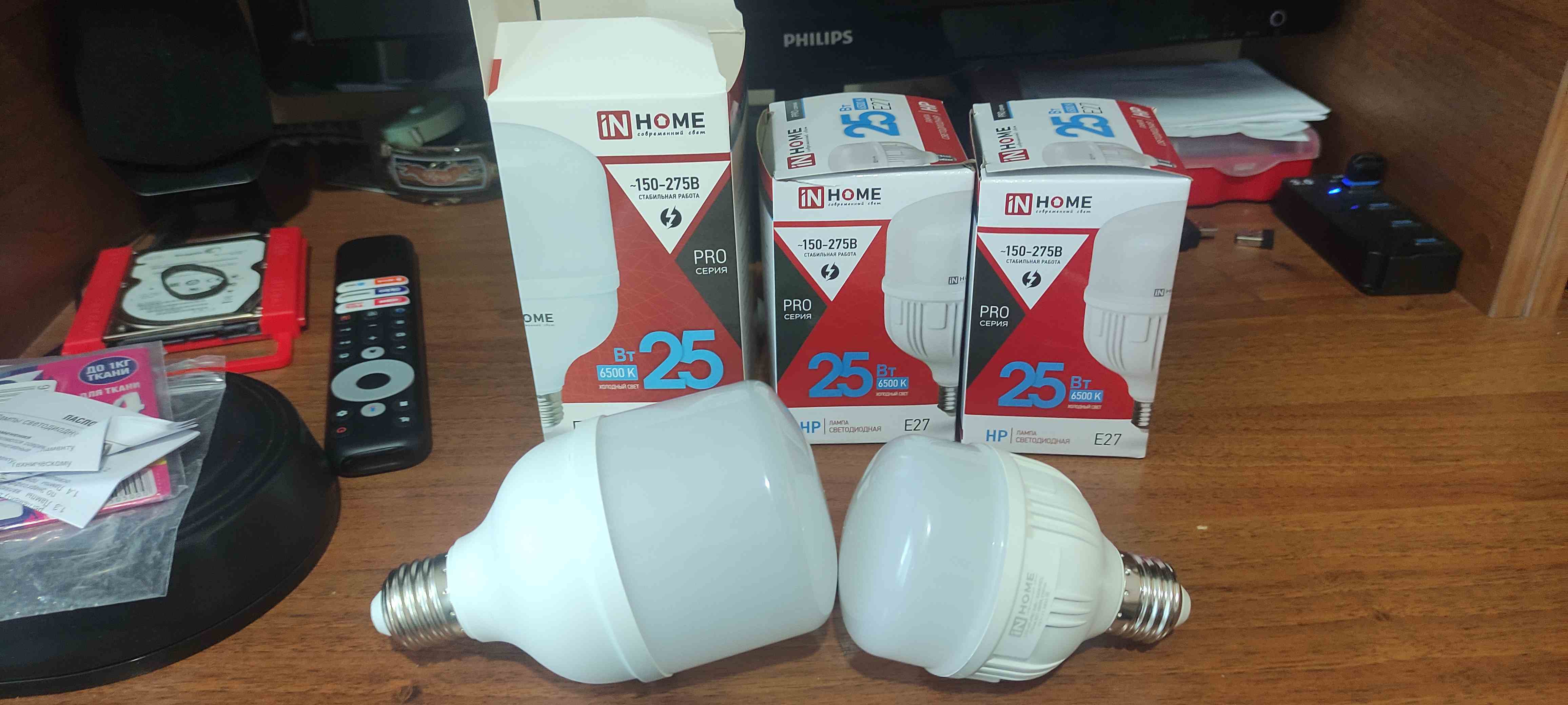 Фотография покупателя товара Лампа светодиодная IN HOME LED-HP-PRO, Е27, 25 Вт, 230 В, 6500 К, 2380 Лм - Фото 1