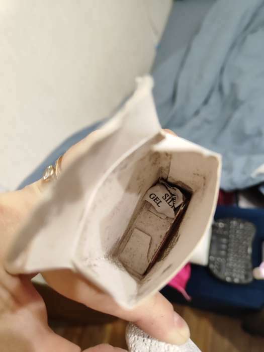 Фотография покупателя товара Пемза для педикюра, с подвесом, 7,2 × 5 см, в коробке, цвет белый - Фото 1