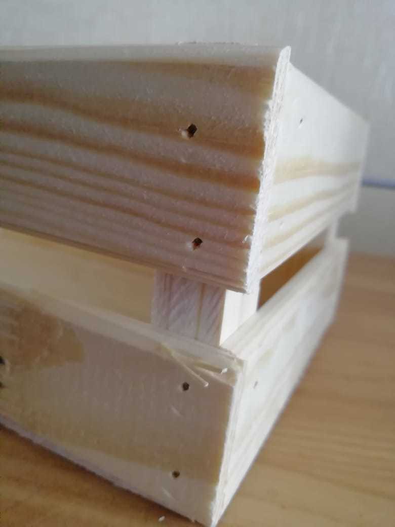Фотография покупателя товара Кашпо деревянное 24.5×13.5×9 см "Двушка Лайт", двухреечное, натуральный Дарим Красиво - Фото 59