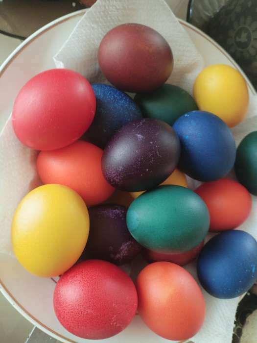 Фотография покупателя товара Набор для окрашивания яиц «Светлая Пасха», 7 цветов - Фото 1