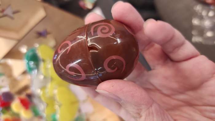 Фотография покупателя товара Основа для творчества «Яйцо с орнаментом», открывается, набор 6 шт., размер 1 шт: 6 × 4 см - Фото 3