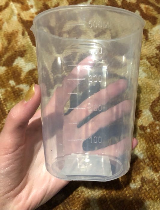 Фотография покупателя товара Мерный стакан Доляна, 500 мл, цвет прозрачный - Фото 4