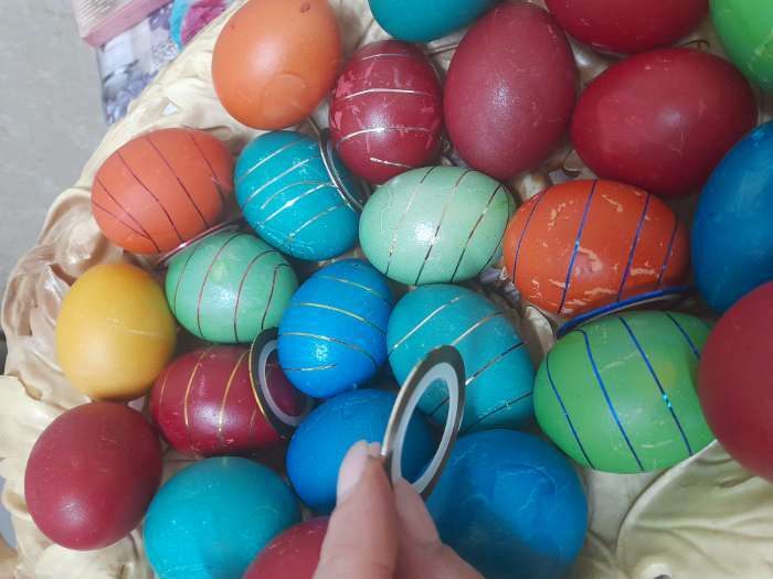 Фотография покупателя товара Ленты клеевые для декора, 5 шт., 1 мм, 18 м, разноцветные - Фото 2