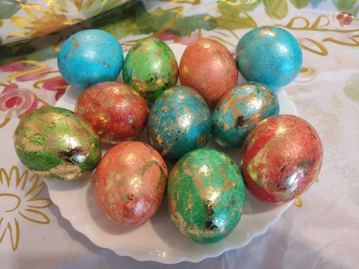 Фотография покупателя товара Набор для декорирования яиц «Перламутровая Пасха», 4 вида, микс - Фото 4