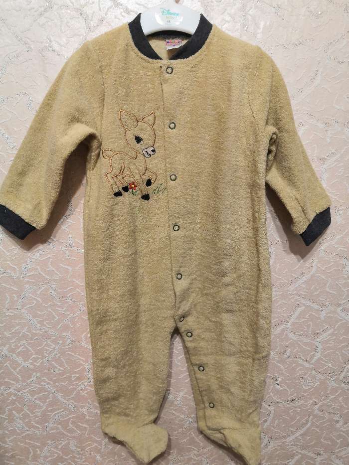 Фотография покупателя товара Комбинезон детский, цвет бежевый, рост 68 см - Фото 3