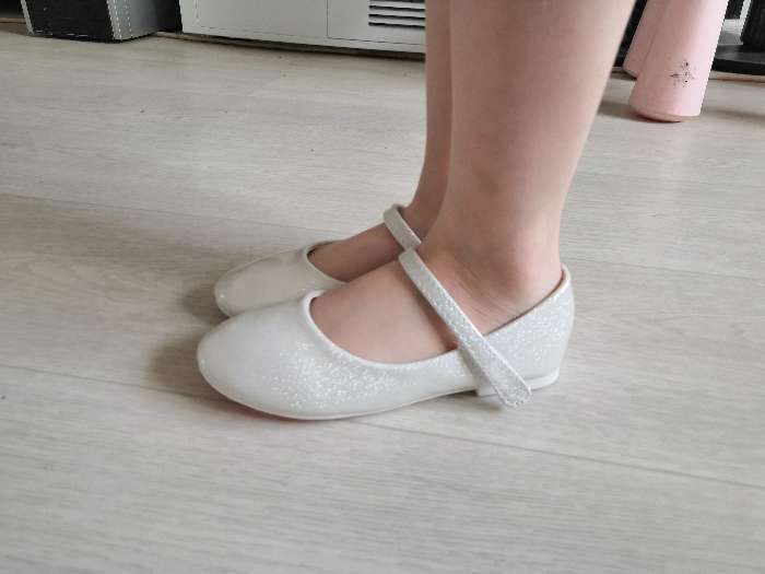 Фотография покупателя товара Туфли детские MINAKU, цвет белый размер 30 - Фото 2
